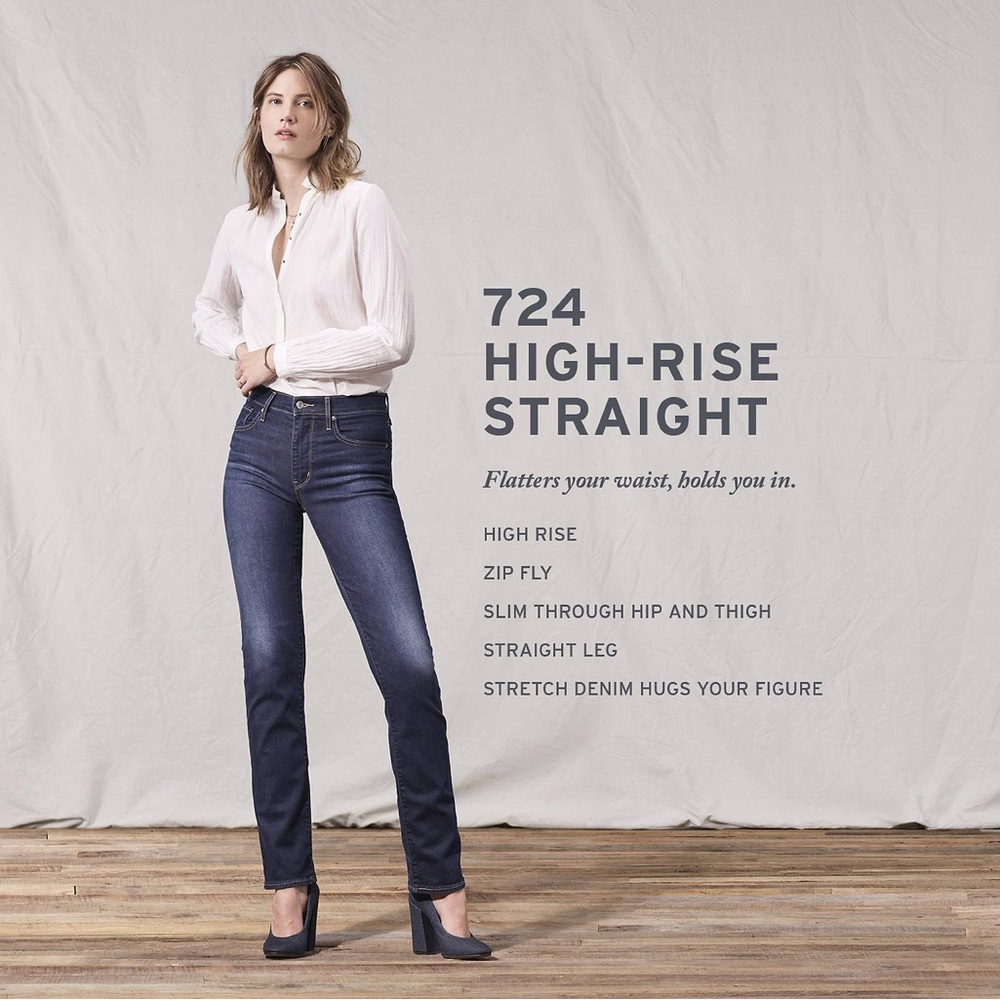 Aritzia LEVIS 726 High Rise Straight Jeans Size 26 light wash distressed Demin - Picture 13 of 13